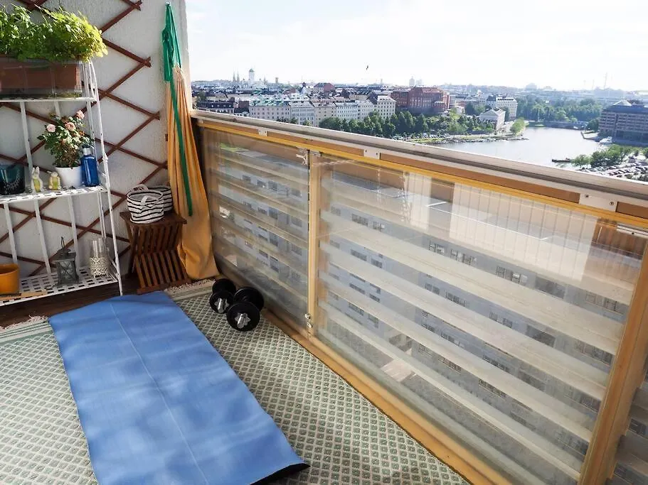Sunset Views Over Helsinki Rooftops Apartment