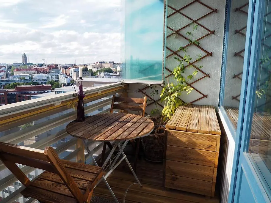 Sunset Views Over Helsinki Rooftops
